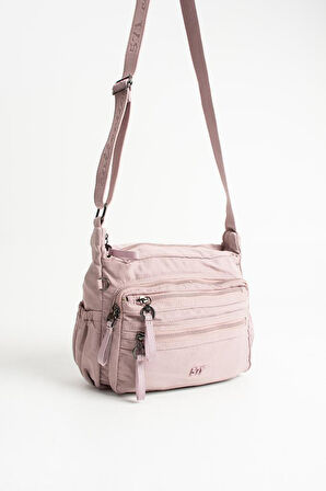 Kadın Postacı Çanta 26*21 Cm Hafif Poliamid Su İtici Yumuşak Kumaş Çapraz Askılı Omuz Çantası