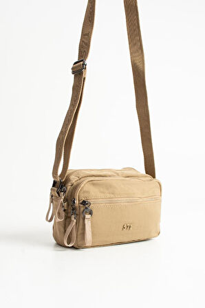 Kadın Postacı Çanta 24*16 Cm Hafif Poliamid Su İtici Yumuşak Kumaş Çapraz Askılı Omuz Çantası