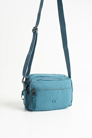 Kadın Postacı Çanta 24*16 Cm Hafif Poliamid Su İtici Yumuşak Kumaş Çapraz Askılı Omuz Çantası