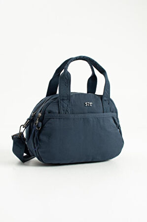 Kadın Omuz Çantası Elde Tutmalı Çapraz Askılı Postacı Kadın Çantası 20*27 Cm Astarlı Hafif Kumaş 