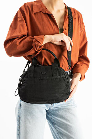 Kadın Omuz Çantası Elde Tutmalı Çapraz Askılı Postacı Kadın Çantası 20*27 Cm Astarlı Hafif Kumaş 