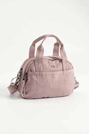 Kadın Omuz Çantası Elde Tutmalı Çapraz Askılı Postacı Kadın Çantası 20*27 Cm Astarlı Hafif Kumaş 