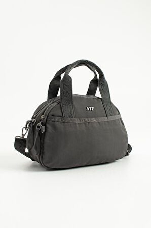 Kadın Omuz Çantası Elde Tutmalı Çapraz Askılı Postacı Kadın Çantası 20*27 Cm Astarlı Hafif Kumaş 