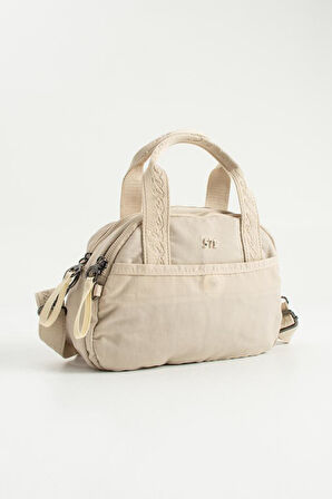 Kadın Omuz Çantası Elde Tutmalı Çapraz Askılı Postacı Kadın Çantası 20*27 Cm Astarlı Hafif Kumaş 