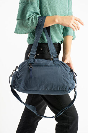 Kadın Omuz Çantası Çapraz Askılı Postacı Kadın Çantası 21*31 Cm Poliamid Hafif Kumaş Kol Çantası