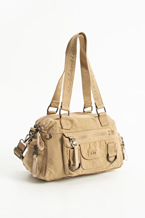 Kadın Omuz Çantası Çapraz Askılı Postacı Kadın Çantası 21*31 Cm Poliamid Hafif Kumaş Kol Çantası