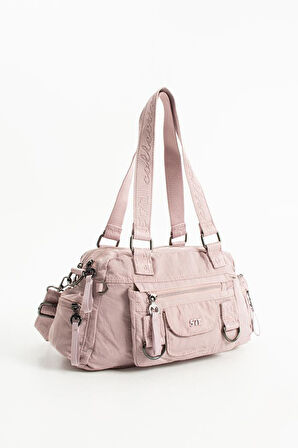 Kadın Omuz Çantası Çapraz Askılı Postacı Kadın Çantası 21*31 Cm Poliamid Hafif Kumaş Kol Çantası