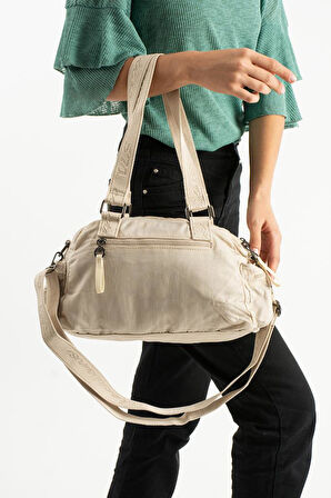 Kadın Omuz Çantası Çapraz Askılı Postacı Kadın Çantası 21*31 Cm Poliamid Hafif Kumaş Kol Çantası