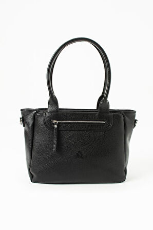 Suni Deri Kadın Omuz Çantası 35*28 Cm Çapraz Askılı Postacı Çanta Çok Cepli Vegan Deri Kol Çantası