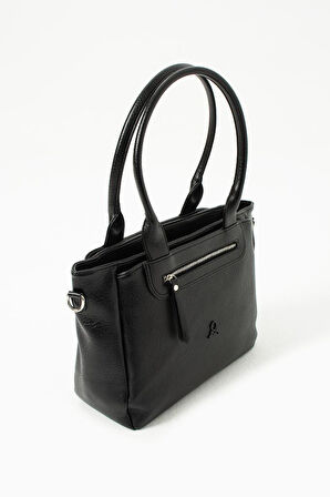 Suni Deri Kadın Omuz Çantası 35*28 Cm Çapraz Askılı Postacı Çanta Çok Cepli Vegan Deri Kol Çantası