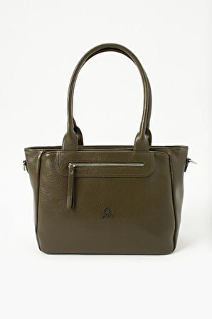 Suni Deri Kadın Omuz Çantası 35*28 Cm Çapraz Askılı Postacı Çanta Çok Cepli Vegan Deri Kol Çantası