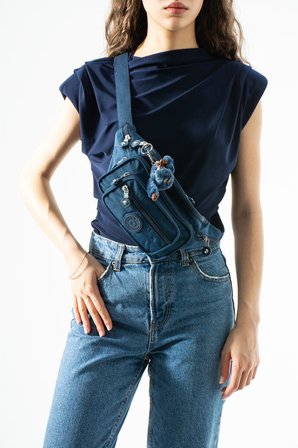 Unisex Bel Çantası Free Bag Klinkır Kumaş Hafif Yağmur Geçirmez Kumaş Çok Cepli 571 Collection