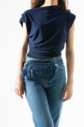 Unisex Bel Çantası Free Bag Klinkır Kumaş Hafif Yağmur Geçirmez Kumaş Çok Cepli 571 Collection