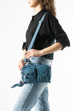 Unisex Bel Çantası Free Bag Klinkır Kumaş Postacı Omuz Çantası Fonksiyonel Kullanım Çapraz Askılı