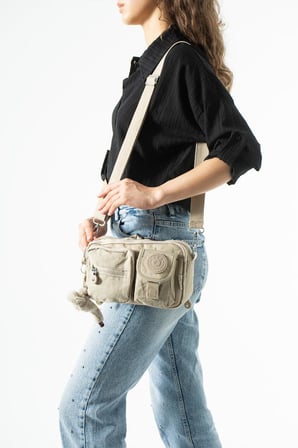 Unisex Bel Çantası Free Bag Klinkır Kumaş Postacı Omuz Çantası Fonksiyonel Kullanım Çapraz Askılı