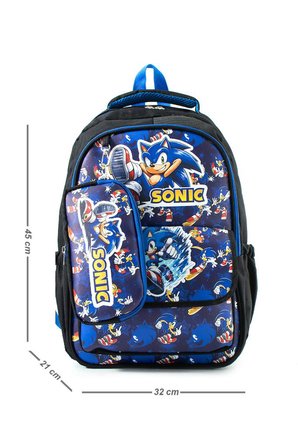 Erkek Çocuk 3'lü İlkokul Çantası 45*32 Cm Beslenme Çantası Kalem Kutusu Ortopedik Erkek Okul Çanta