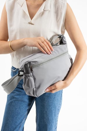 Kadın Omuz Çantası Paraşüt Kumaş Çapraz Askılı Postacı Çantası 32*24 Cm Su İtici Kumaş