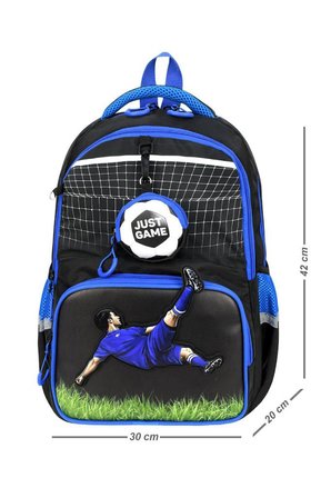 Erkek Çocuk 3'lü İlkokul Çantası Beslenme Çantası Kalem Kutusu 42*30 Cm Ortopedik Erkek Okul Çanta
