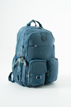 Unisex Klinkır Okul Çantası Lise Ortaokul Üniversite Sırt Çantası 45*30 Cm Hafif Kumaş Çok Cepli 