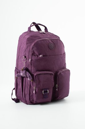 Unisex Klinkır Okul Çantası Lise Ortaokul Üniversite Sırt Çantası 45*30 Cm Hafif Kumaş Çok Cepli 