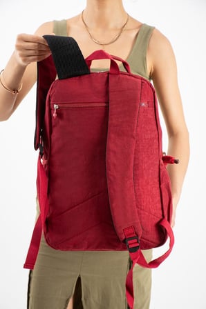 Unisex Okul Çantası Lise Ortaokul Üniversite Klinkır Sırt Çantası 43*30 Cm Hafif Kumaş Çok Cepli 2F