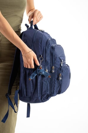 Unisex Okul Çantası Lise Ortaokul Üniversite Klinkır Sırt Çantası 43*30 Cm Hafif Kumaş Çok Cepli 2F