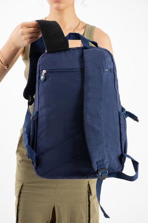 Unisex Okul Çantası Lise Ortaokul Üniversite Klinkır Sırt Çantası 43*30 Cm Hafif Kumaş Çok Cepli 2F