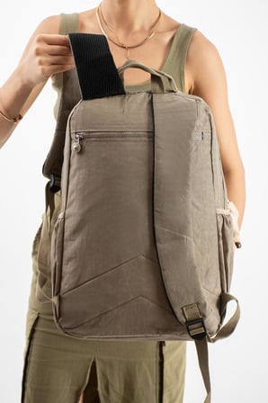 Unisex Okul Çantası Lise Ortaokul Üniversite Klinkır Sırt Çantası 43*30 Cm Hafif Kumaş Çok Cepli 2F