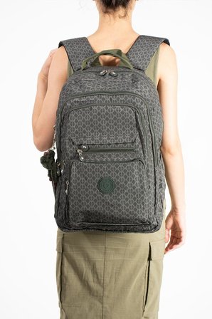 Unisex Okul Çantası Lise Ortaokul Üniversite Sırt Çantası 43*30 Cm Hafif Klinkır Kumaş Çok Cepli