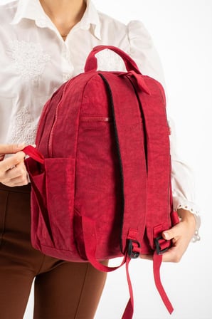 Unisex Okul Çantası Lise Ortaokul Üniversite Sırt Çantası 40*30 Cm Hafif Klinkır Kumaş Çok Cepli 3S