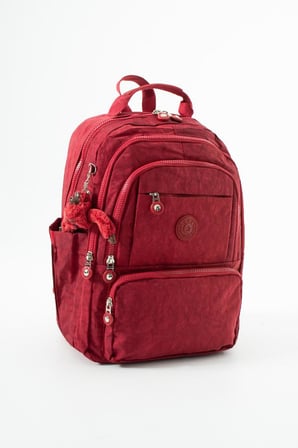 Unisex Okul Çantası Lise Ortaokul Üniversite Sırt Çantası 40*30 Cm Hafif Klinkır Kumaş Çok Cepli 3S