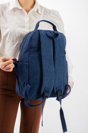 Unisex Okul Çantası Lise Ortaokul Üniversite Sırt Çantası 40*30 Cm Hafif Klinkır Kumaş Çok Cepli 3S