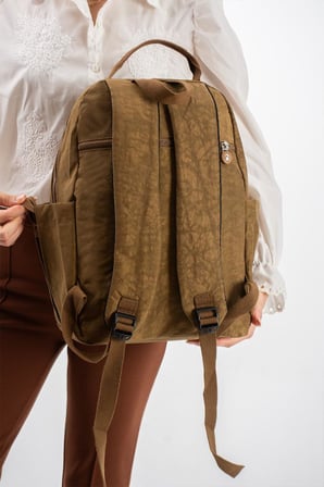 Unisex Okul Çantası Lise Ortaokul Üniversite Sırt Çantası 40*30 Cm Hafif Klinkır Kumaş Çok Cepli 3S