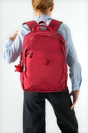 Unisex Klinkır Okul Çantası Lise Ortaokul Üniversite Sırt Çantası 40*30 Cm Hafif Kumaş Çok Cepli 3K