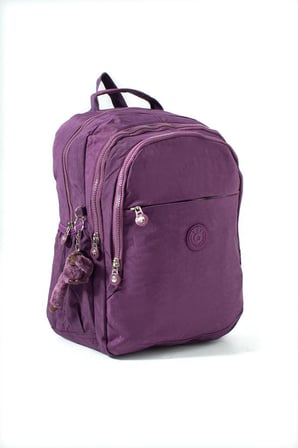 Unisex Klinkır Okul Çantası Lise Ortaokul Üniversite Sırt Çantası 40*30 Cm Hafif Kumaş Çok Cepli 3K
