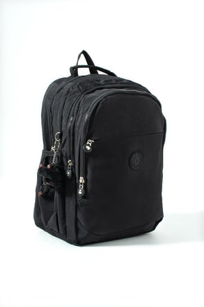 Unisex Klinkır Okul Çantası Lise Ortaokul Üniversite Sırt Çantası 40*30 Cm Hafif Kumaş Çok Cepli 3K