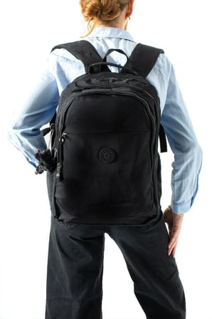 Unisex Klinkır Okul Çantası Lise Ortaokul Üniversite Sırt Çantası 40*30 Cm Hafif Kumaş Çok Cepli 3K