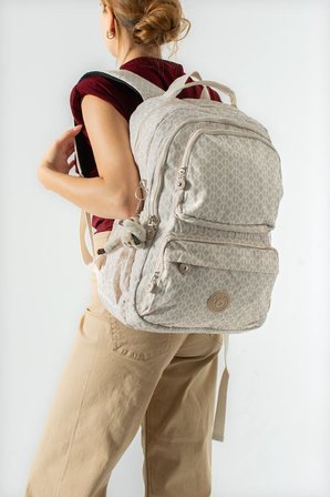 Unisex Okul Çantası Lise Ortaokul Üniversite Sırt Çantası 43*30 Cm Klinkır Hafif Kumaş Çok Cepli 2H