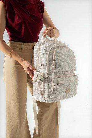 Unisex Okul Çantası Lise Ortaokul Üniversite Sırt Çantası 43*30 Cm Klinkır Hafif Kumaş Çok Cepli 2H