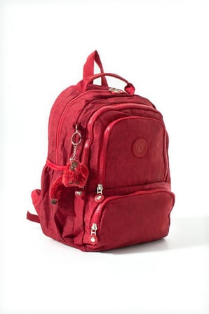 Unisex Okul Çantası Lise Ortaokul Üniversite Sırt Çantası 40*30 Cm Hafif Klinkır Kumaş Çok Cepli 4H