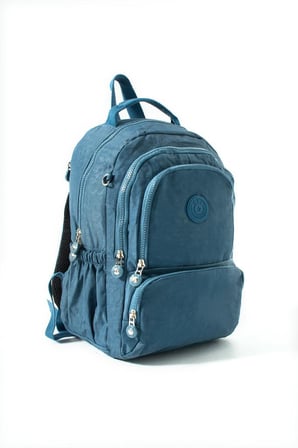 Unisex Okul Çantası Lise Ortaokul Üniversite Sırt Çantası 40*30 Cm Hafif Klinkır Kumaş Çok Cepli 4H