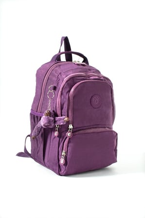 Unisex Okul Çantası Lise Ortaokul Üniversite Sırt Çantası 40*30 Cm Hafif Klinkır Kumaş Çok Cepli 4H