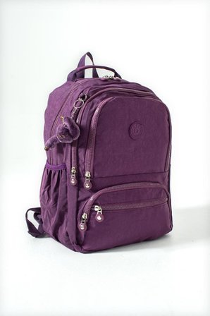 Ortaokul Lise Üniversite Okul Sırt Çantası Unisex 40*30 Cm Su İtici Hafif Klinkır Kumaş Çok Cepli 3M