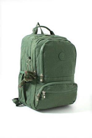 Ortaokul Lise Üniversite Okul Sırt Çantası Unisex 40*30 Cm Su İtici Hafif Klinkır Kumaş Çok Cepli 3M