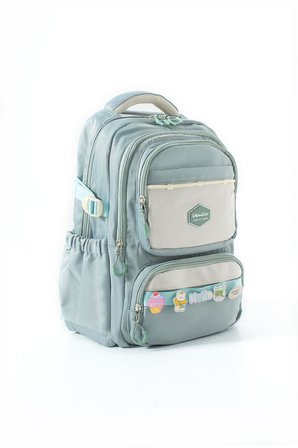 Ventis Unisex Okul Çantası Lise Ortaokul Sırt Çantası 43*30 Cm Su Geçirmez Kumaş Çok Cepli Vnt1-B