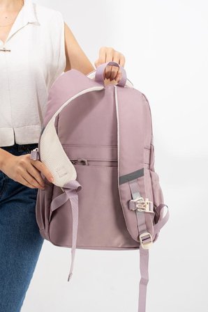 Ventis Unisex Okul Çantası Lise Ortaokul Sırt Çantası 43*30 Cm Su Geçirmez Kumaş Çok Cepli Vnt1-B