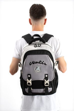 Ventis Unisex Okul Çantası Lise Ortaokul 2'li Set Kalemlikli Sırt Çantası 43*30 Cm Çok Cepli Vnt1-D