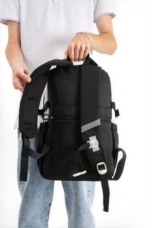 Ventis Unisex Okul Çantası Lise Ortaokul 2'li Set Kalemlikli Sırt Çantası 43*30 Cm Çok Cepli Vnt1-D