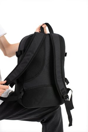Ventis Unisex Okul Çantası Lise Ortaokul Sırt Çantası 43*30 Cm Ortopedik Sırt Çok Cepli Vnt3-C