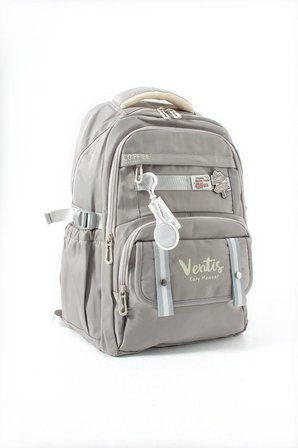 Ventis Unisex Okul Çantası Ortaokul Lise Sırt Çantası 43*30 Cm Su Geçirmez Kumaş Çok Cepli Vnt5-D